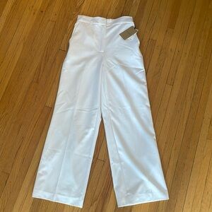 Halogen high waisted wide leg trousers NWT